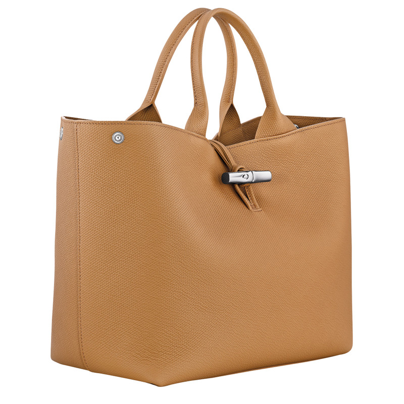 Le Roseau L Handbag Walnut - Leather 3