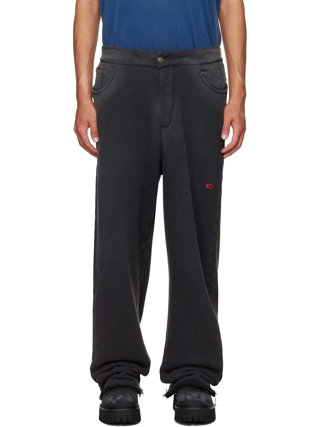 Black Big Daddy Sweatpants - 1