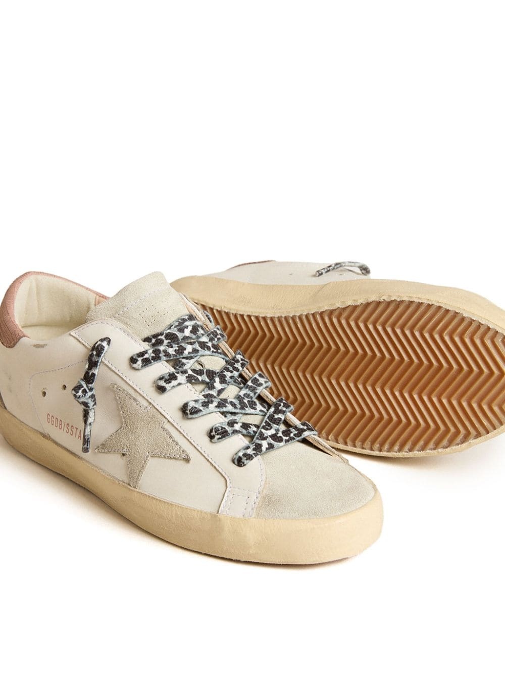 Super Star panelled leather sneakers - 3