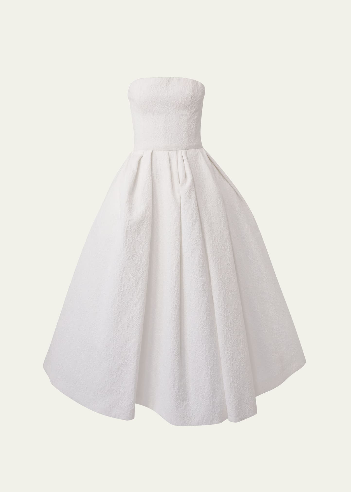 Strapless Full Midi Dress - 1