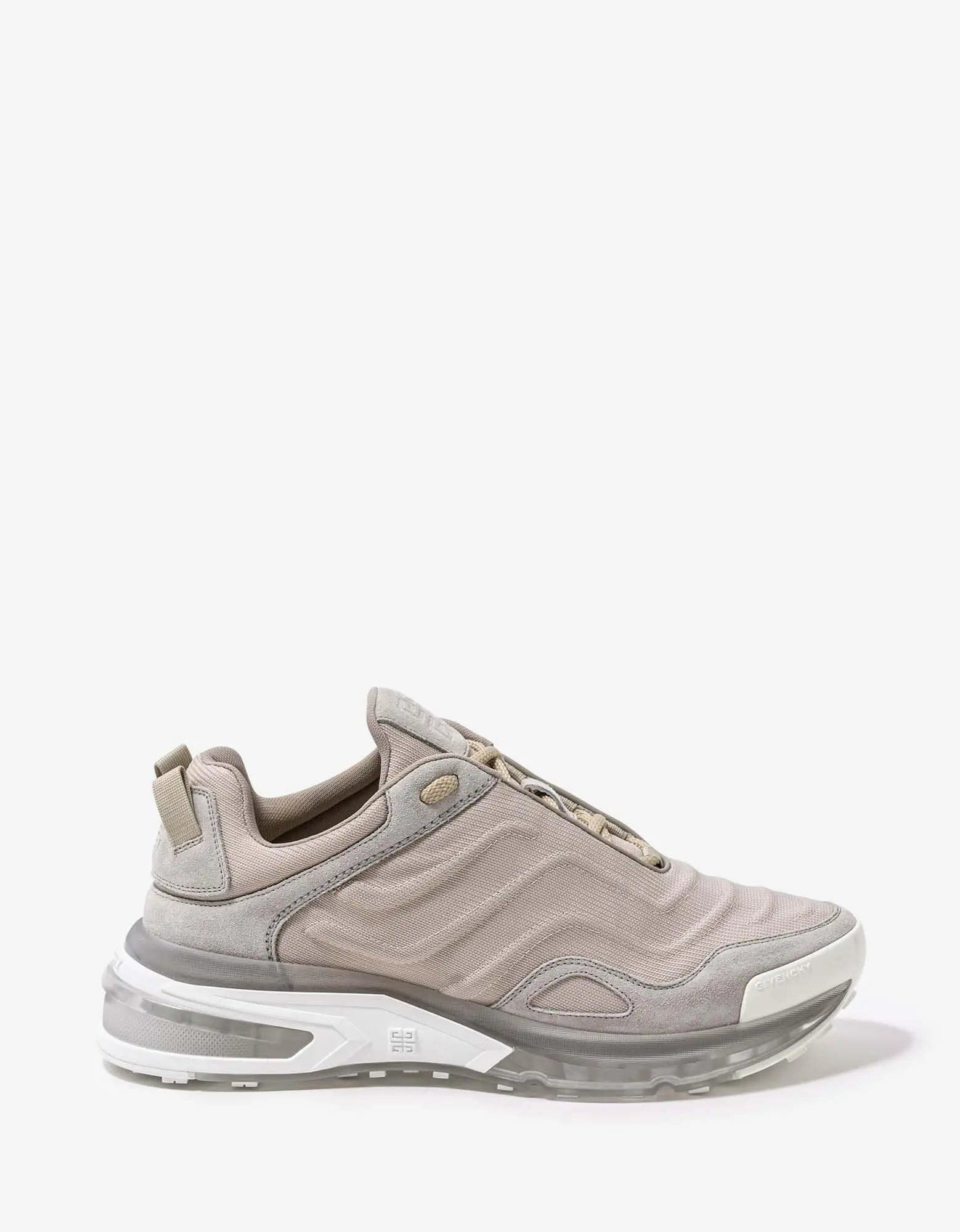 Givenchy Cream Giv 1 Leather & Mesh Trainers - 5