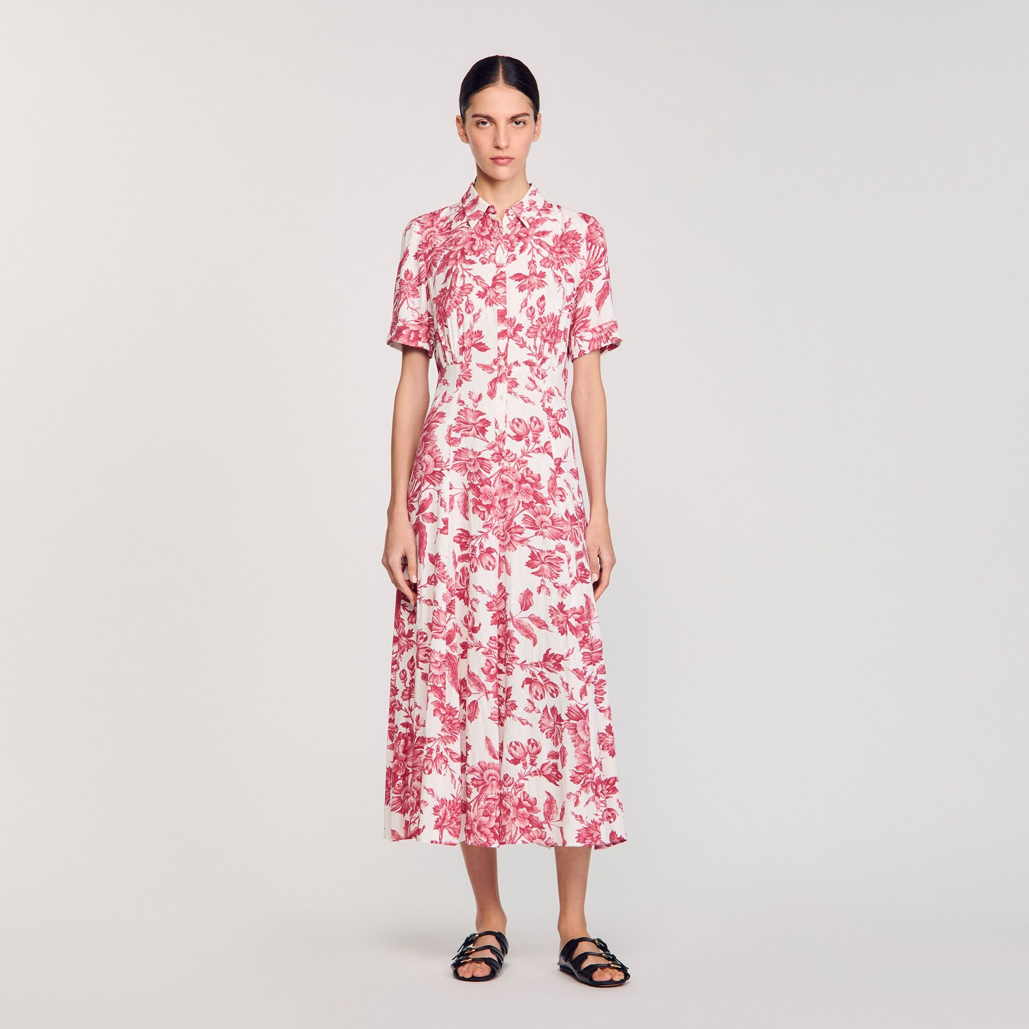 FLORAL PATTERNED MAXI DRESS - 1