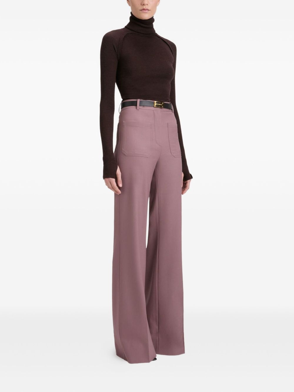 Alina pocket-detail trousers - 2
