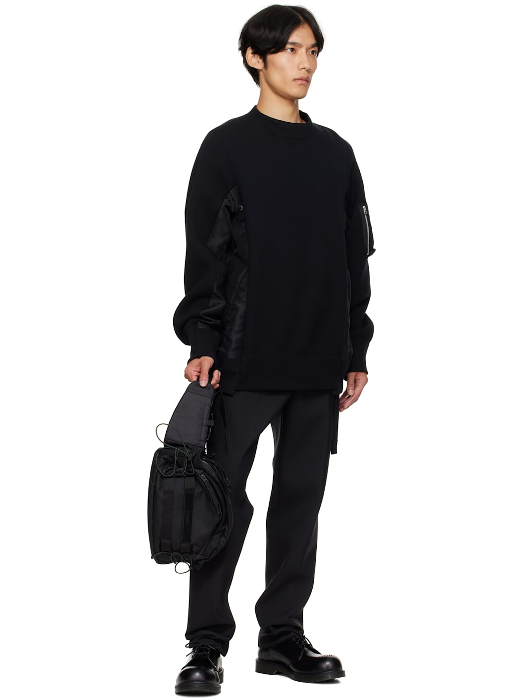 Black Hike Tech Belt Bag - 4
