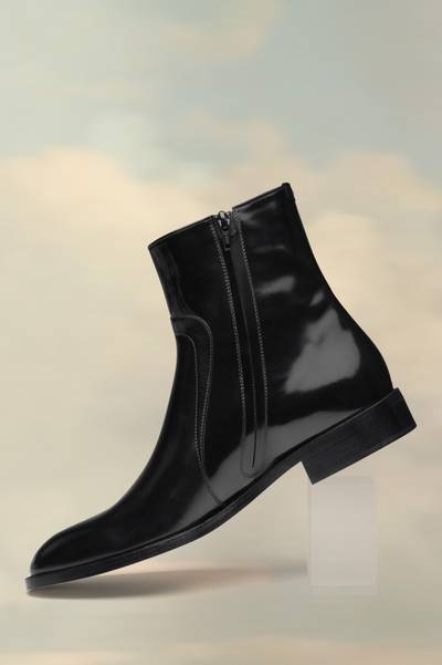 Maison Margiela Brushed Leather Boots outlook