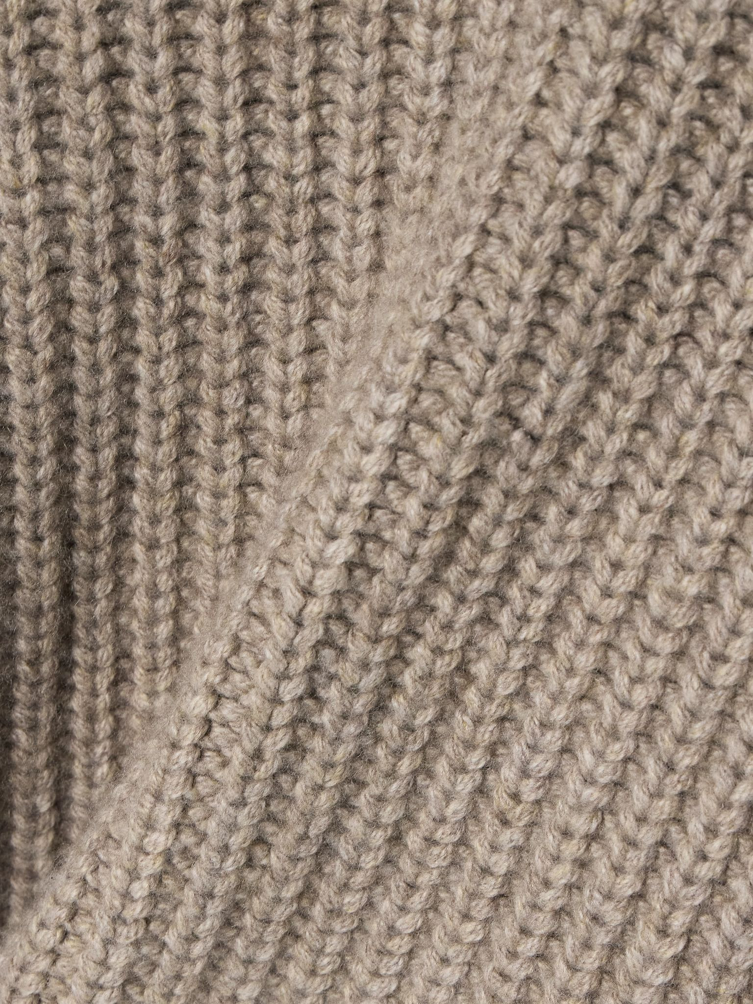 Natt ribbed cashmere sweater Taupe - 4
