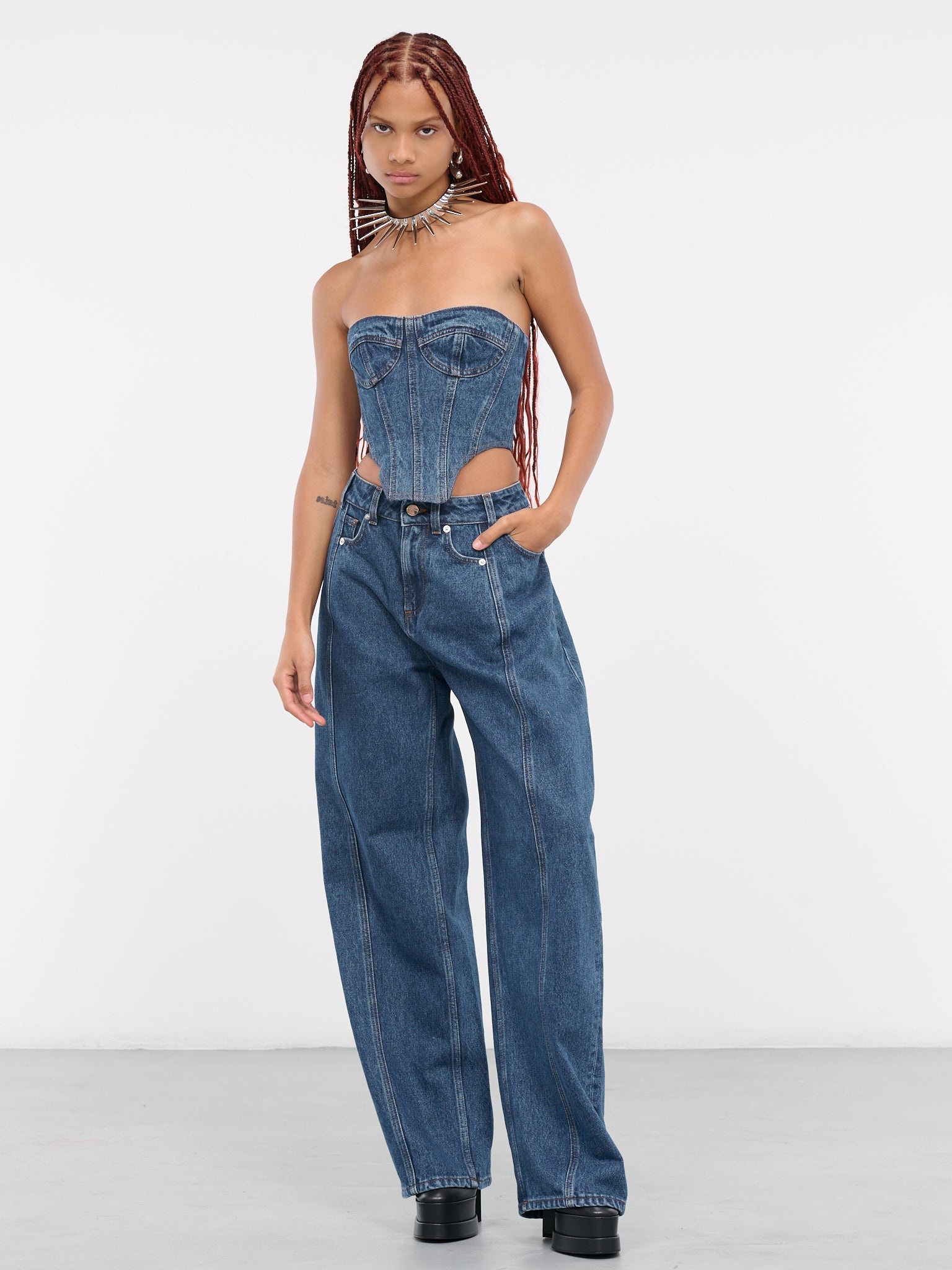 Denim Bustier - 6