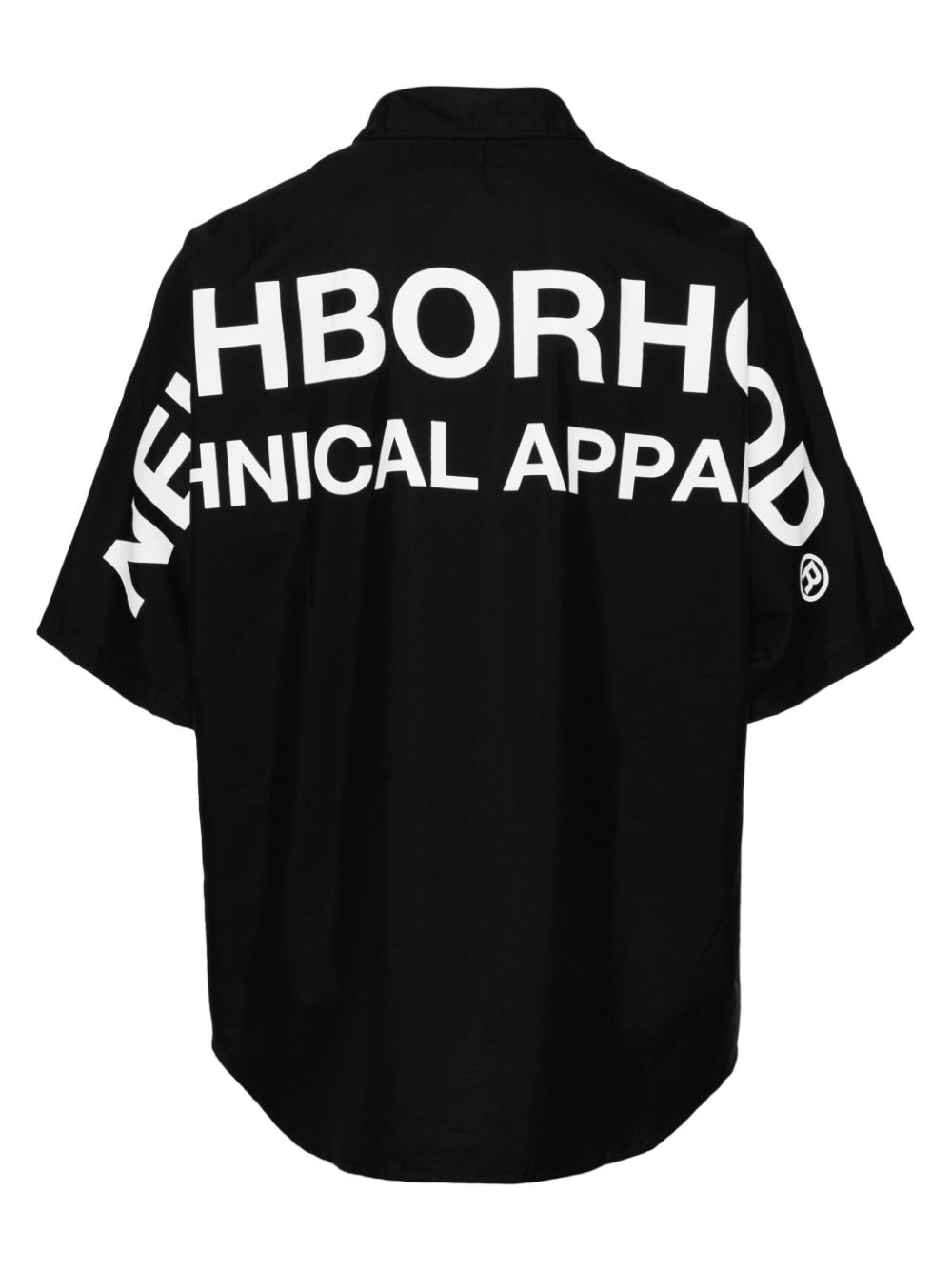 logo-printed cotton shirt - 2