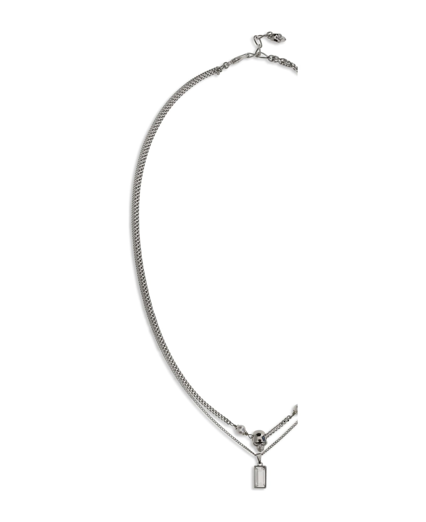 Skl & Pearl Necklace - 3