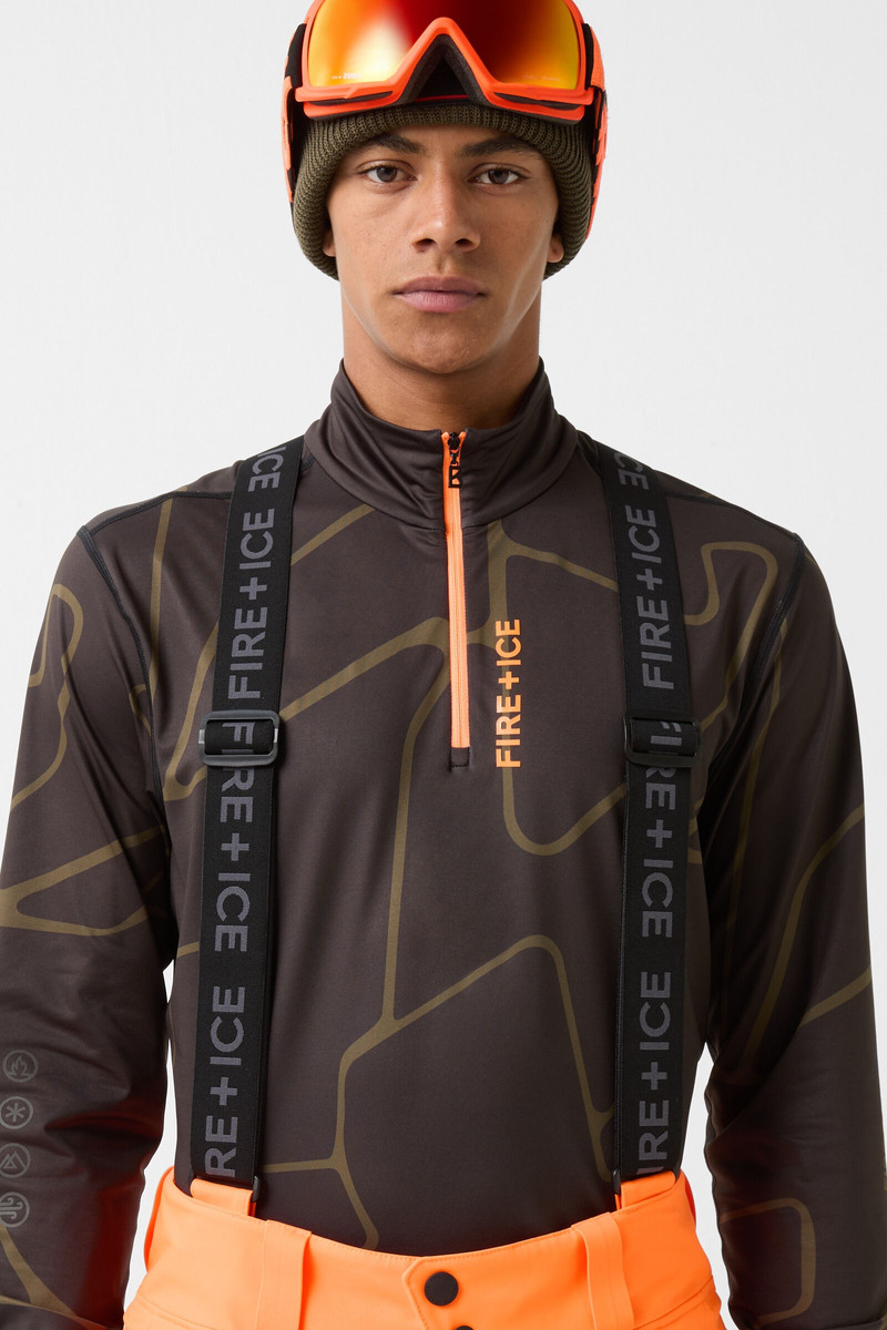 Scott Ski pants in Neon Orange 4