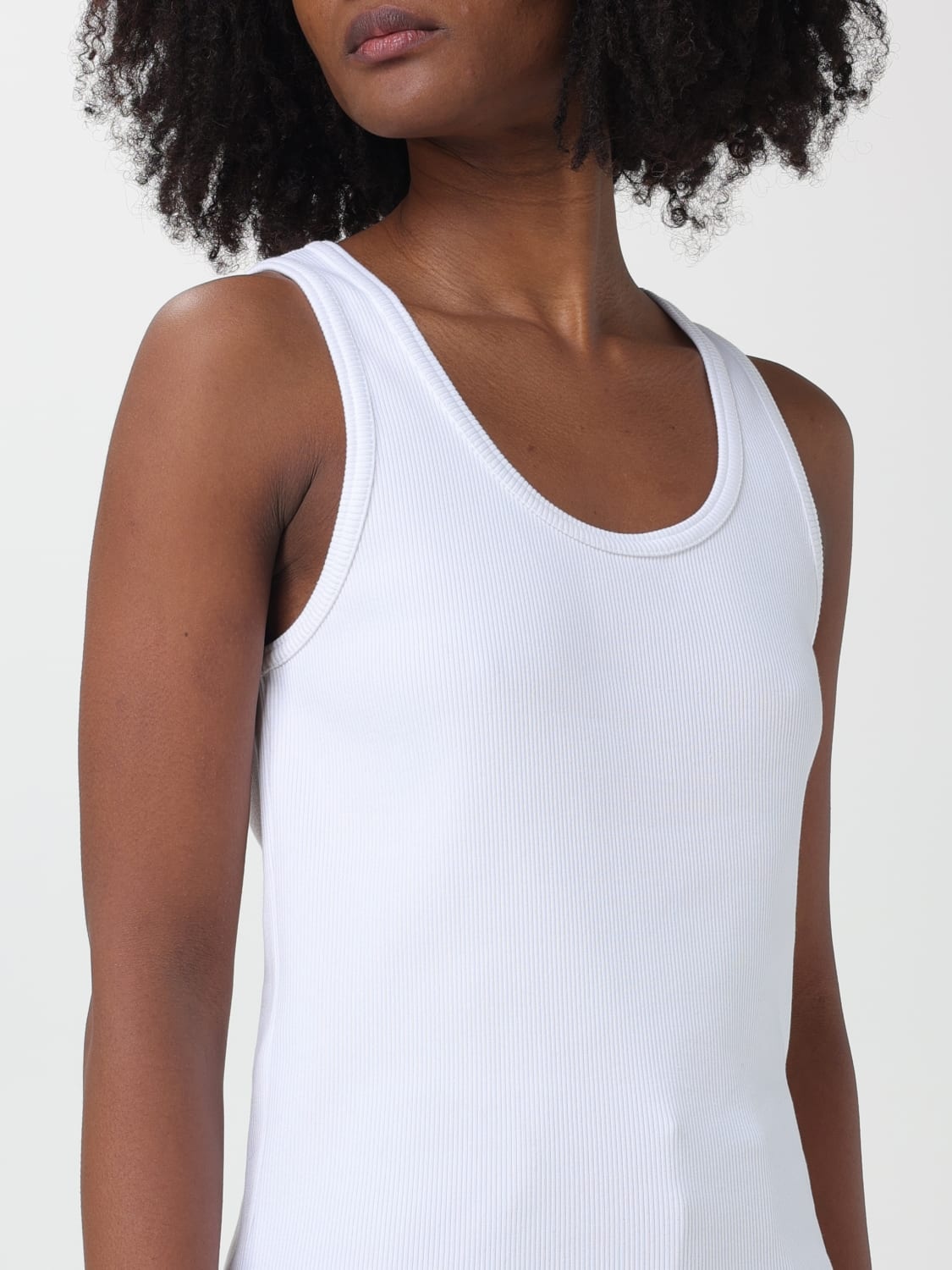 Bottega Veneta tank top in ribbed stretch cotton - 5