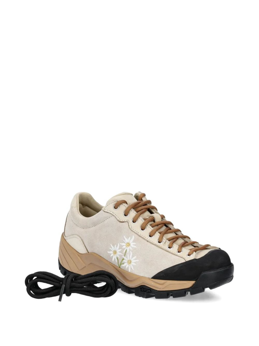 Movida embroidered-floral trail sneakers - 6