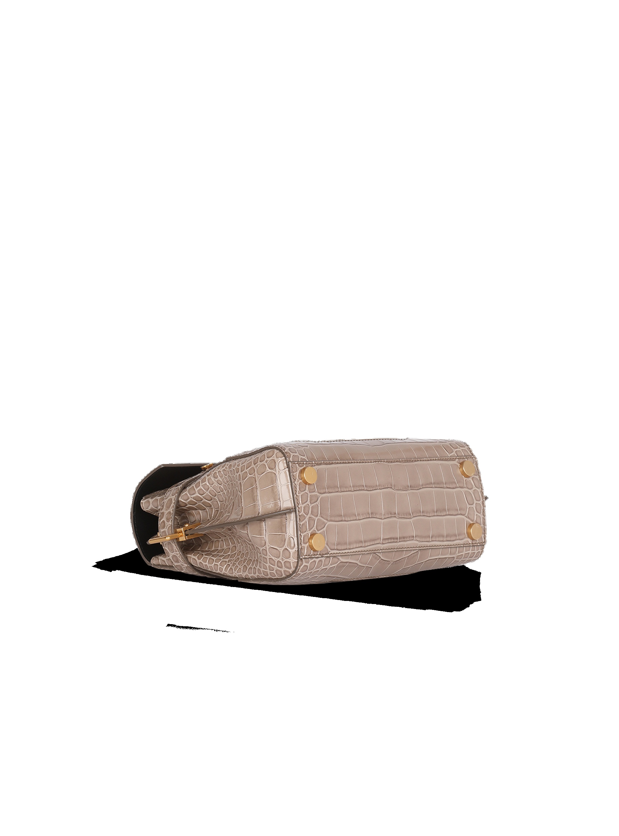 Crocodile-embossed leather B-Buzz 23 bag - 5