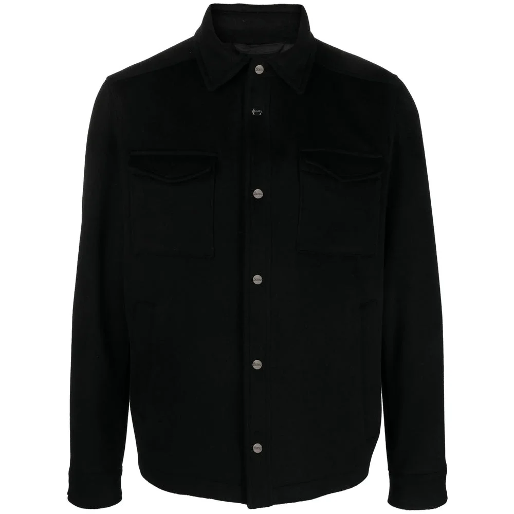 Herno Black Jackets - Shirt Jackets Men - 1