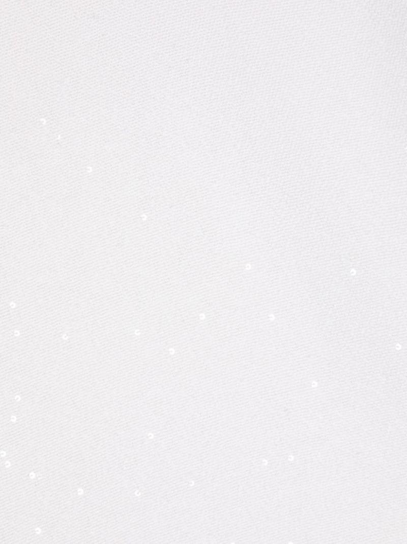 Brunello Cucinelli sequin-embellished frayed-hem scarf outlook