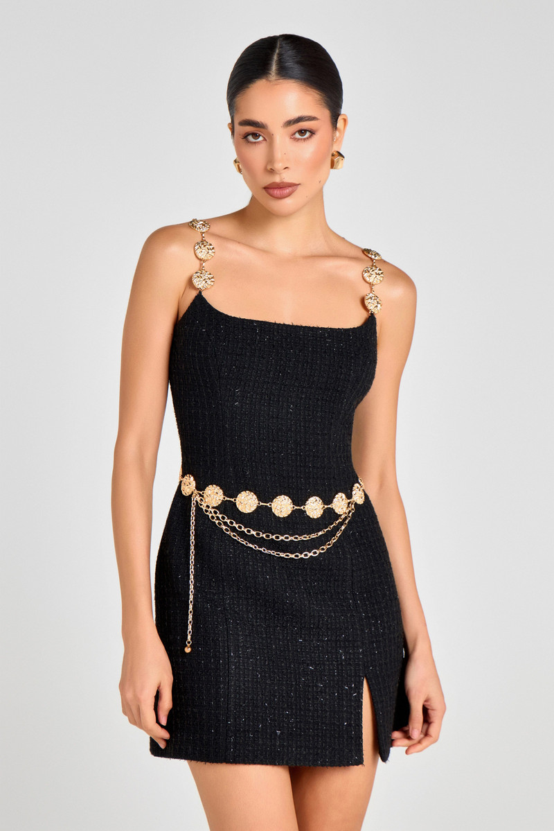 NADINE MERABI Alex Black Dress outlook