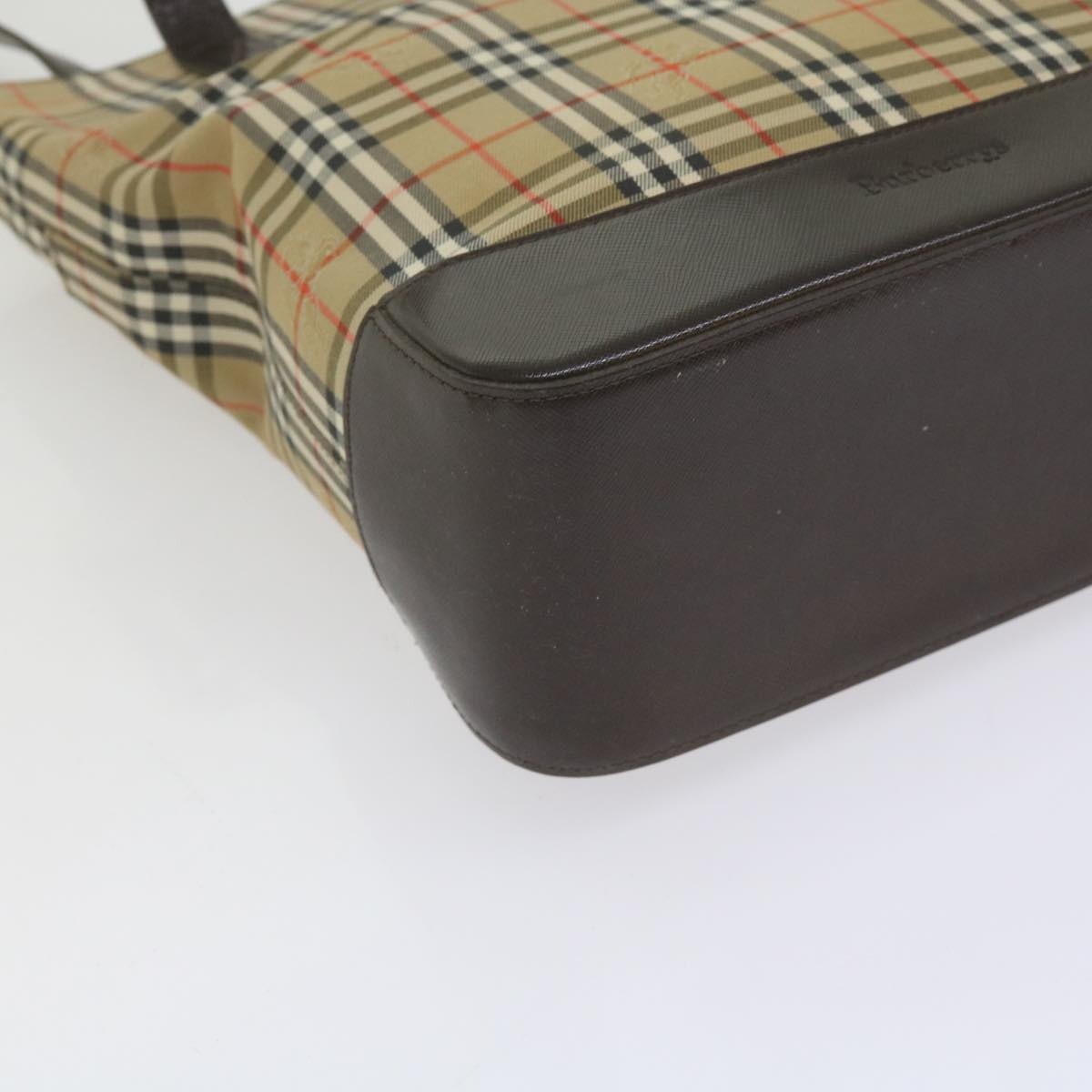 Burberry Nova Check Shoulder Bag Canvas Beige - 15