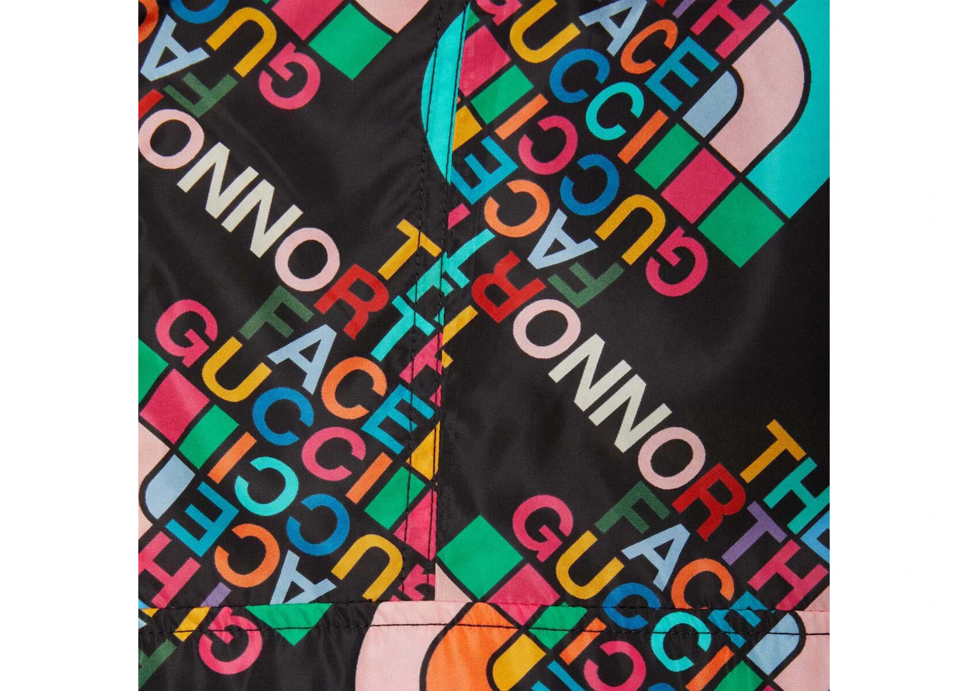 Gucci x The North Face Nylon Jacket Black/Multicolor - 2