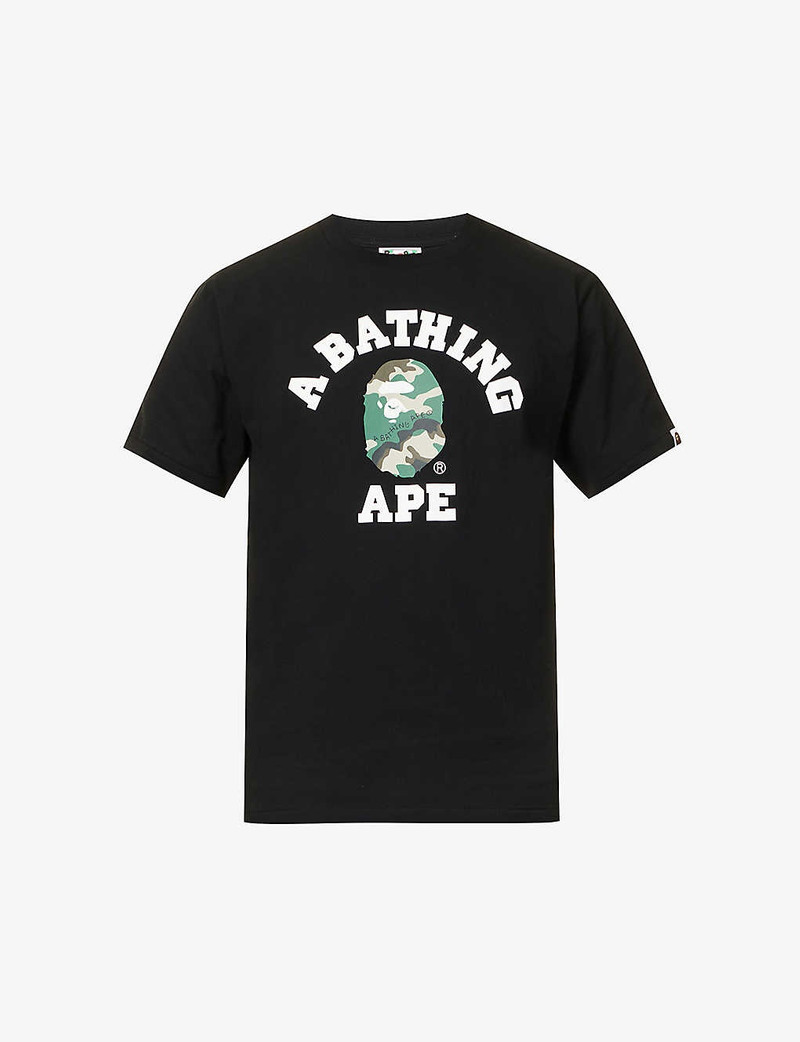 Woodland Camo graphic-print cotton-jersey T-shirt - 1