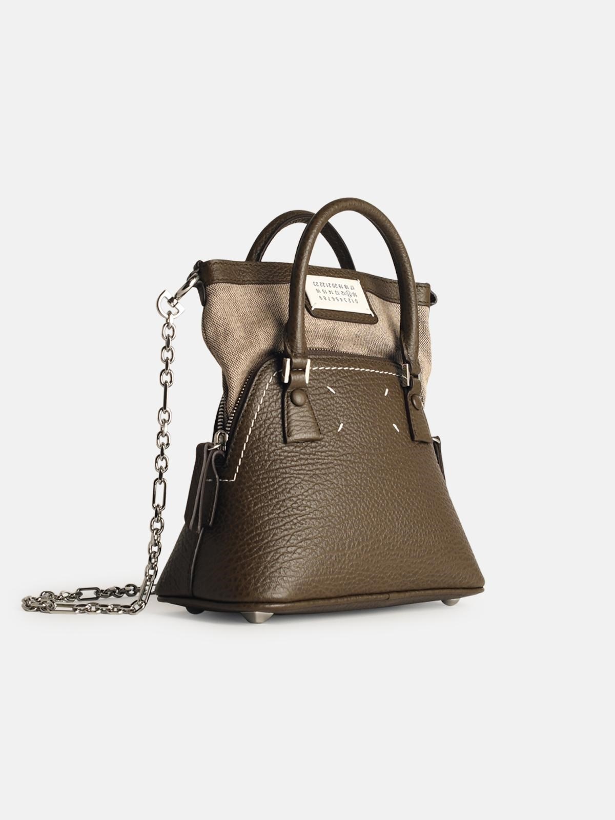 'SAC' BROWN LEATHER BAG - 2