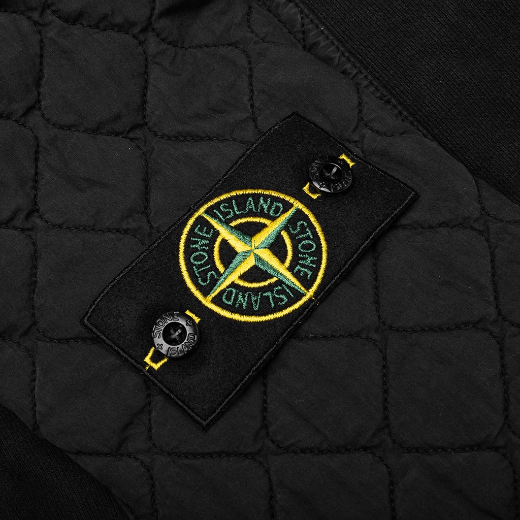 LIGHT QUILTED JACKET - BLACK - 4