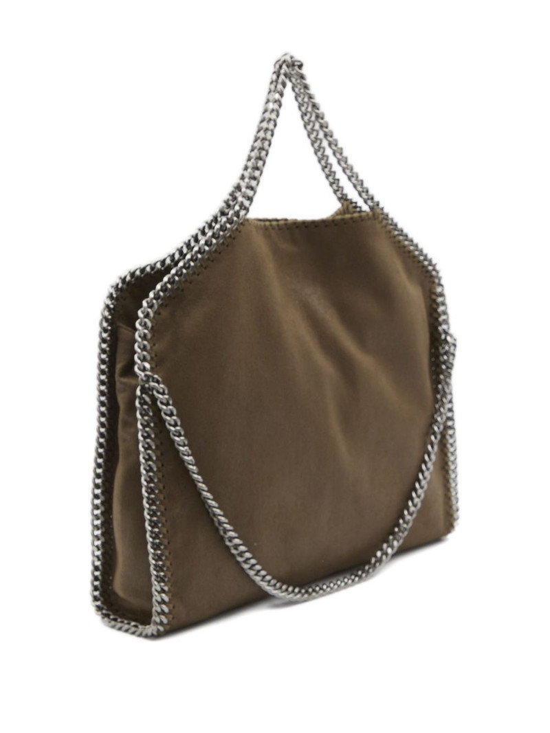 Stella McCartney Falabella chain-trimmed foldable tote bag outlook