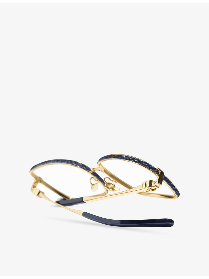CH2219 Rectangle-Frame Metal Optical Glasses 4