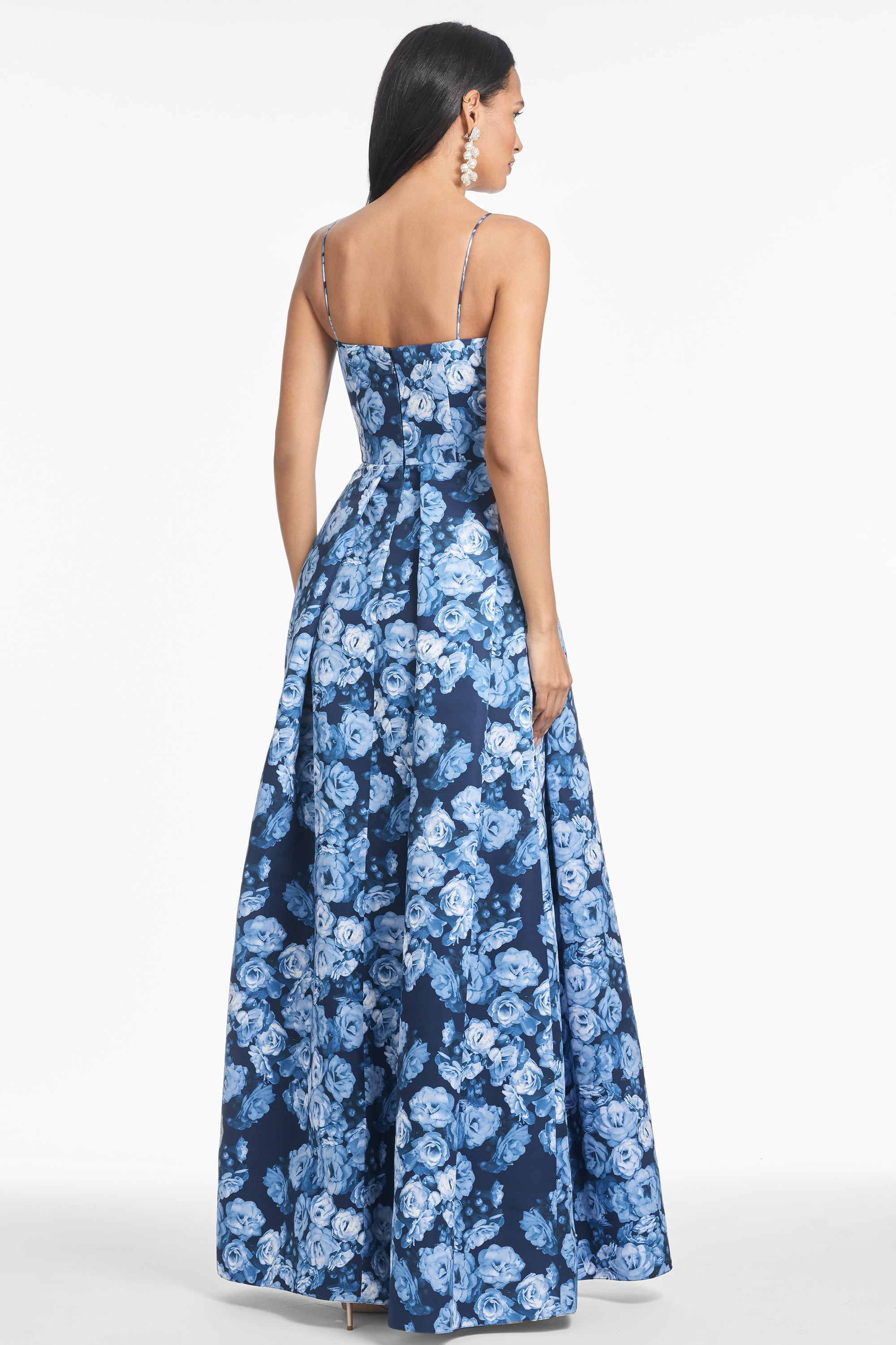 BEAU GOWN - WILD SAPPHIRE ROSES - 4