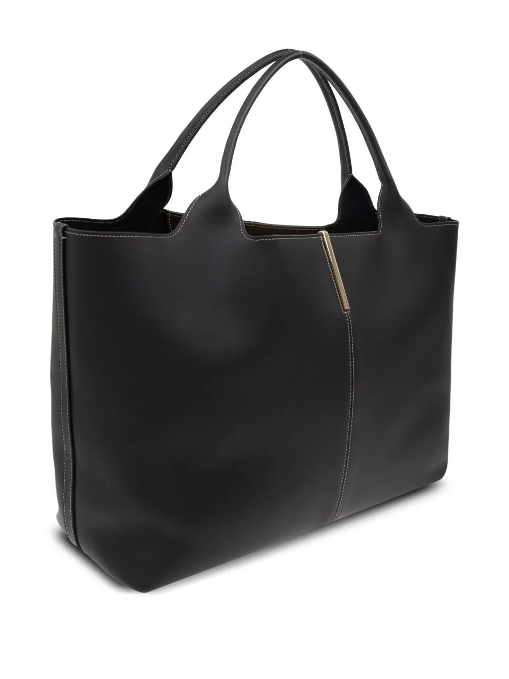Medium Leather Shopping Bag - 2