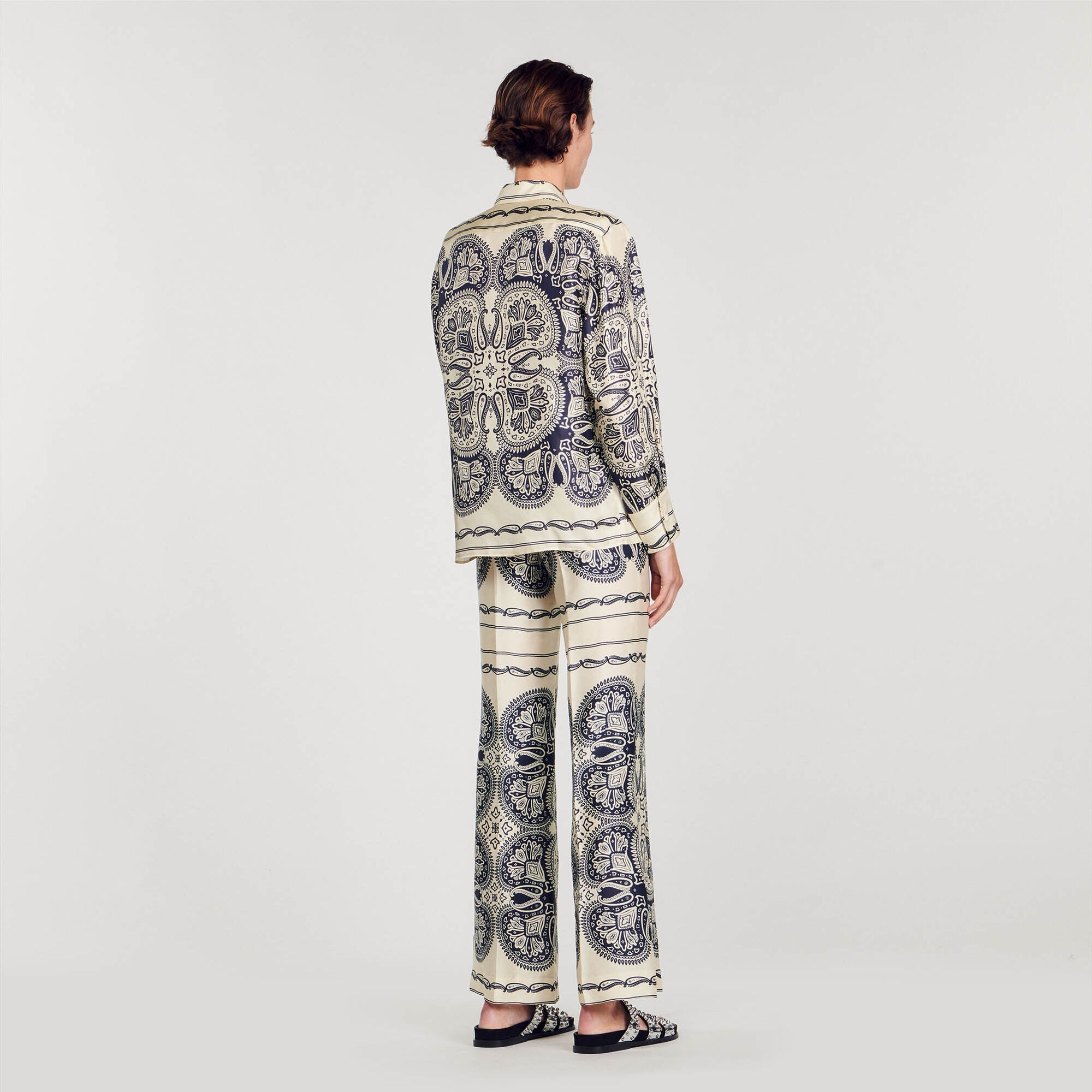 PATTERNED SILK SHIRT - 6