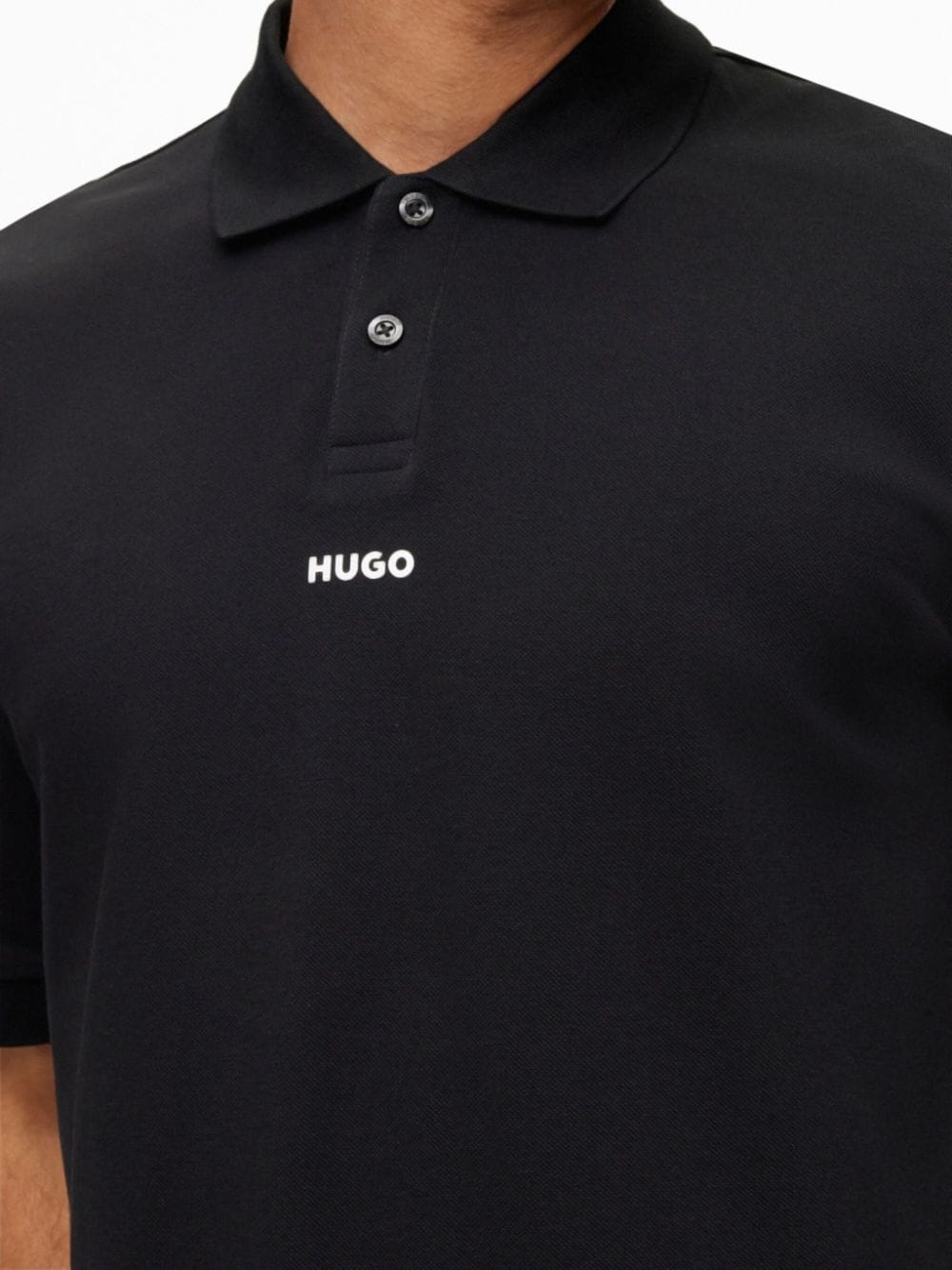 logo-print cotton polo shirt - 5