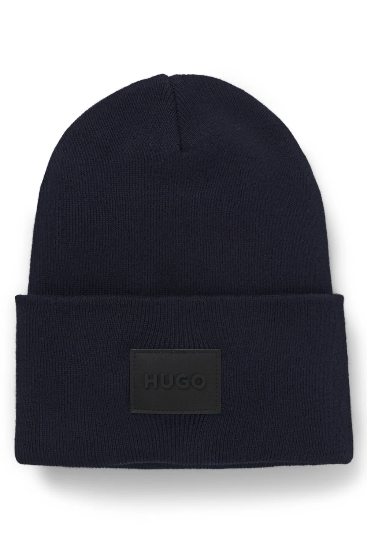COTTON BEANIE WITH LOGO LABEL - 1