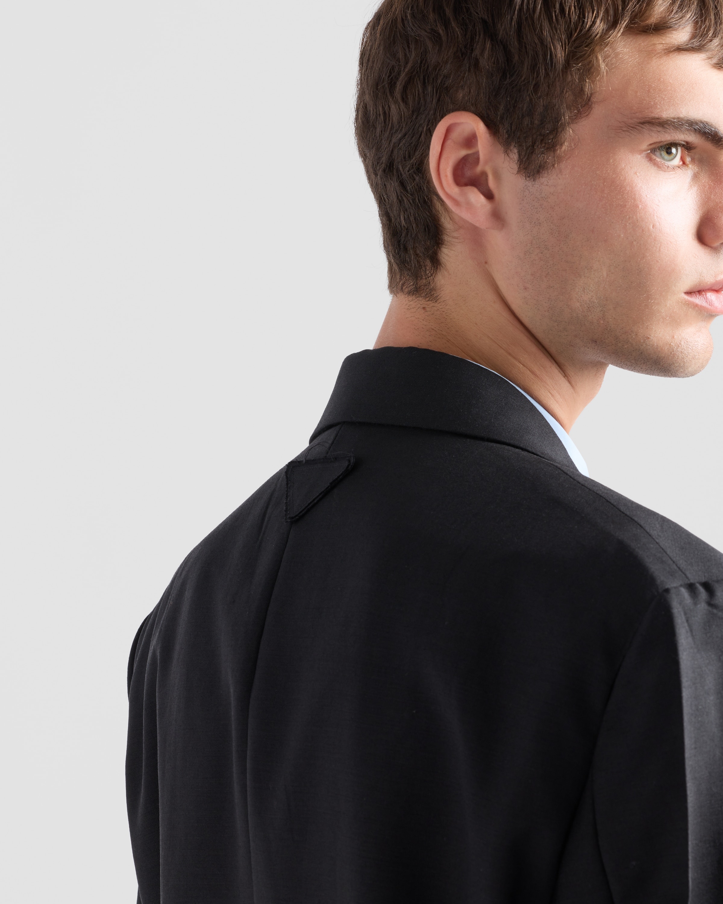 Mohair wool double-breasted jacket - 4