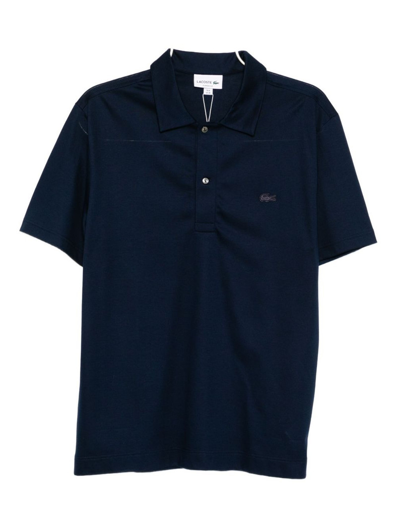 logo-embroidered polo shirt 1