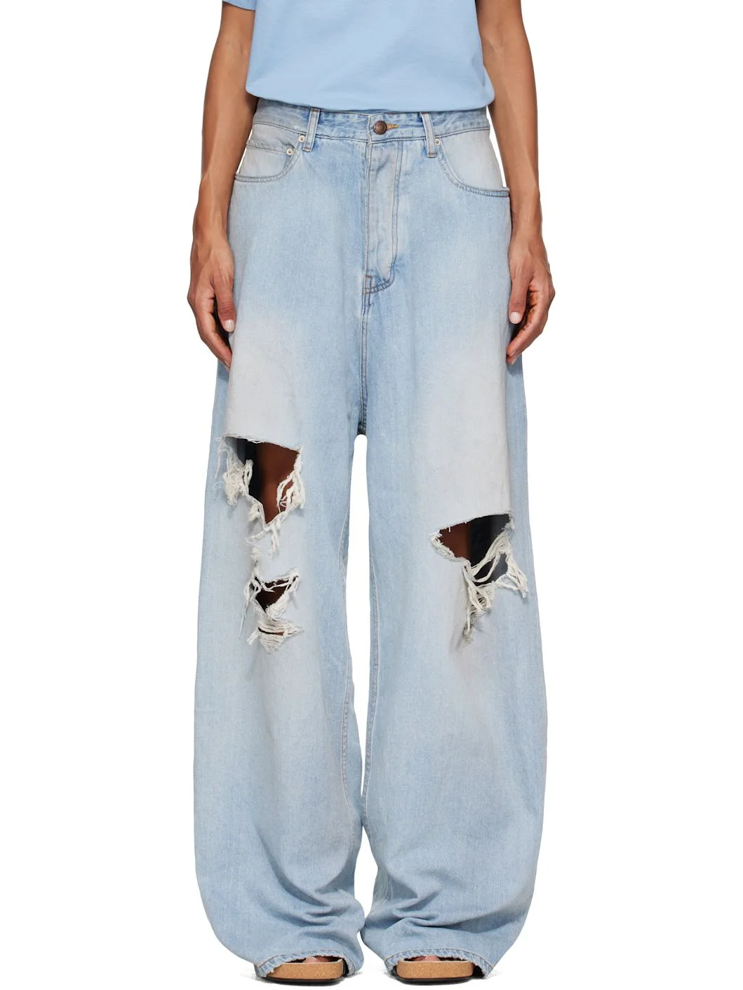 Blue Baggy Jeans - 1