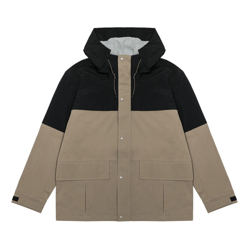 New Balance Detachable Hooded Two-In-One Woven Solid Jacket 'Khaki' AMJ23315-DRI - 1
