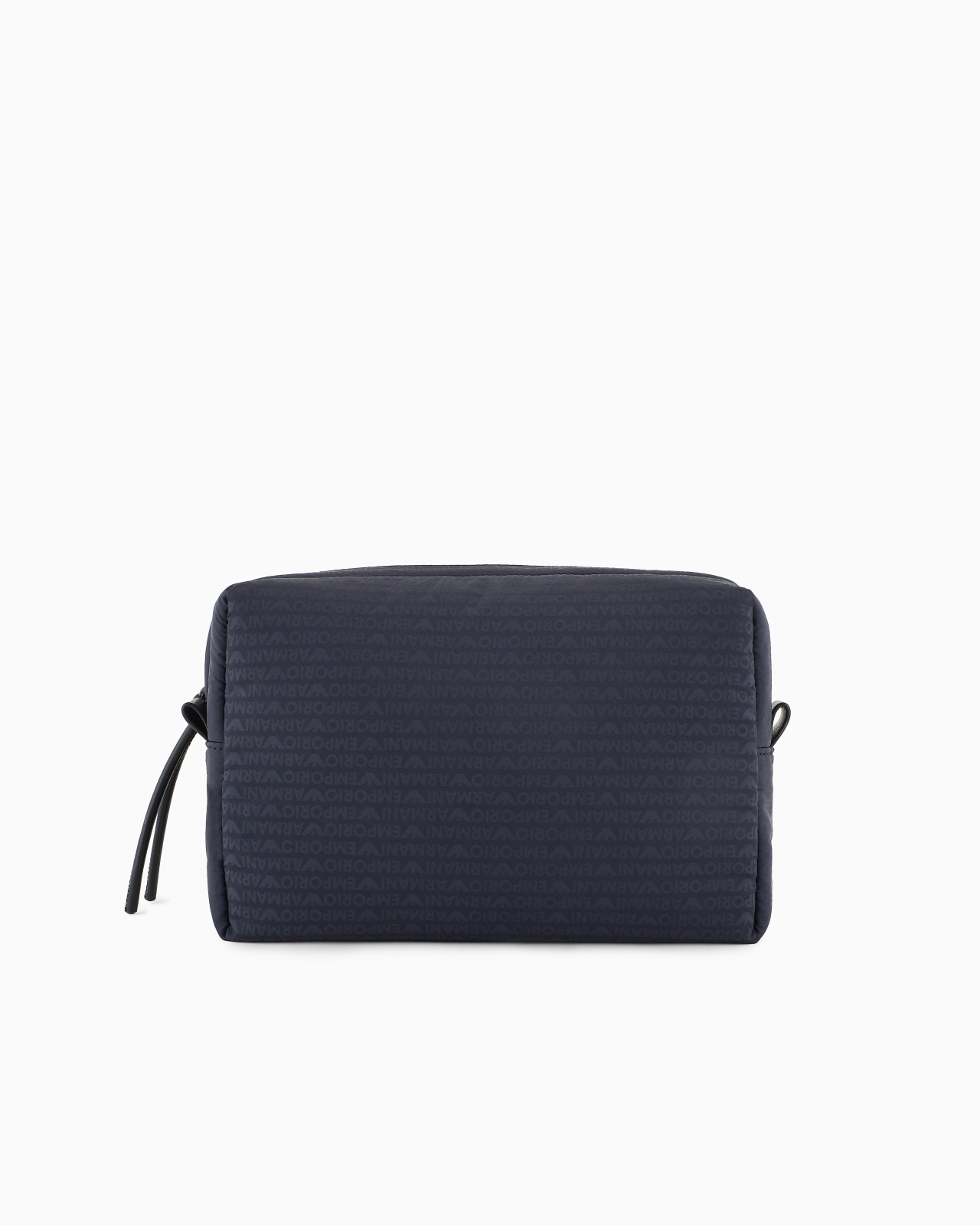 NYLON POUCH WITH JACQUARD ALL-OVER LOGO LETTERING - 3