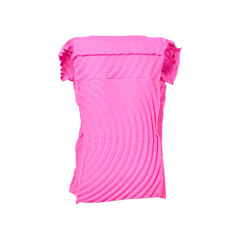 ISSEY MIYAKE Paper Bag Pleats Pleated Top outlook