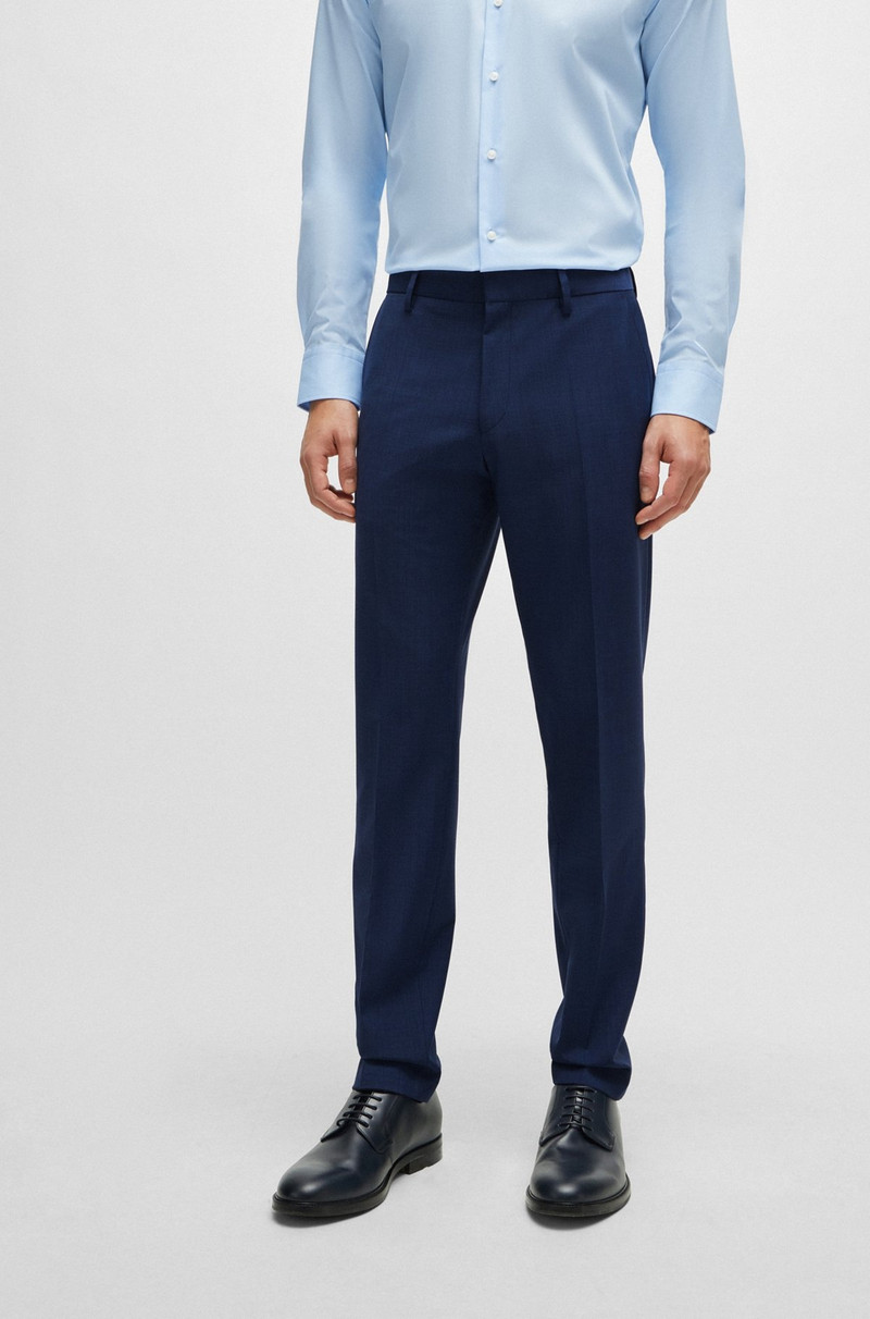 SLIM-FIT SUIT IN MICRO-PATTERNED STRETCH CLOTH 7