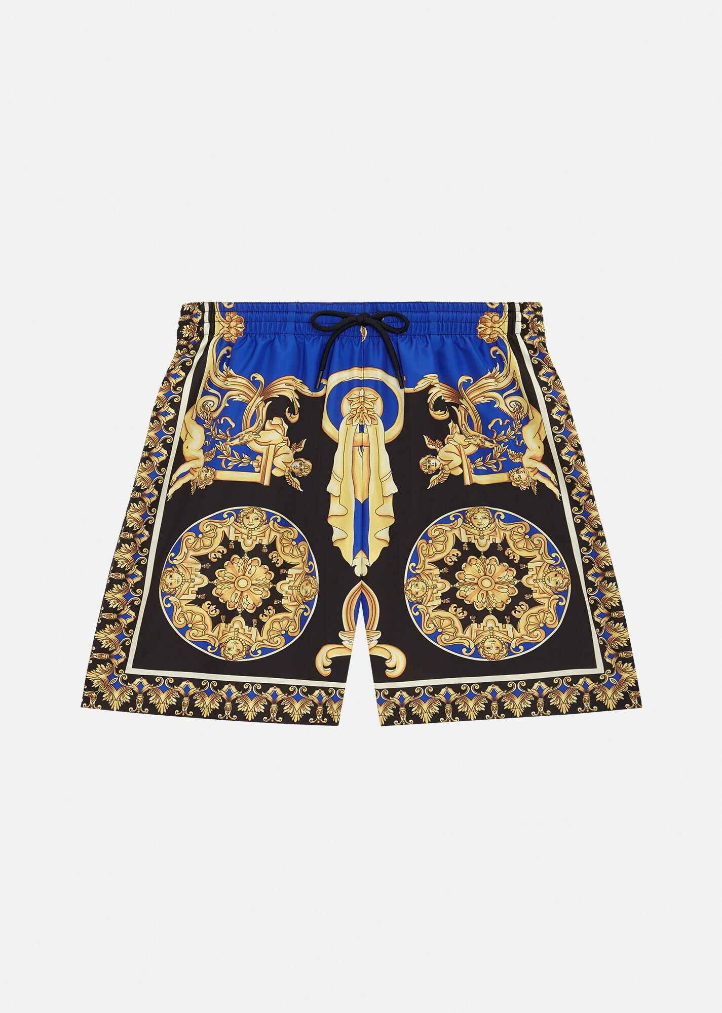 Le Pop Classique Print Mid-Length Swim Shorts - 1