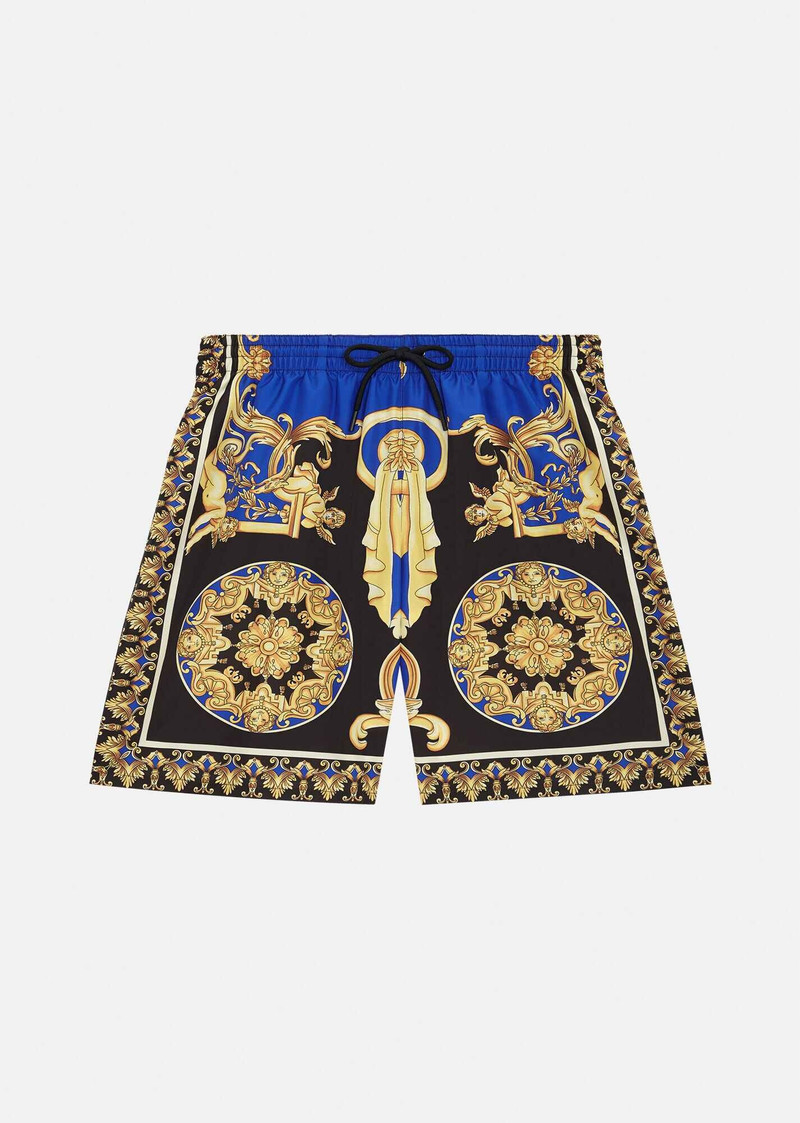 Le Pop Classique Print Mid-Length Swim Shorts 1