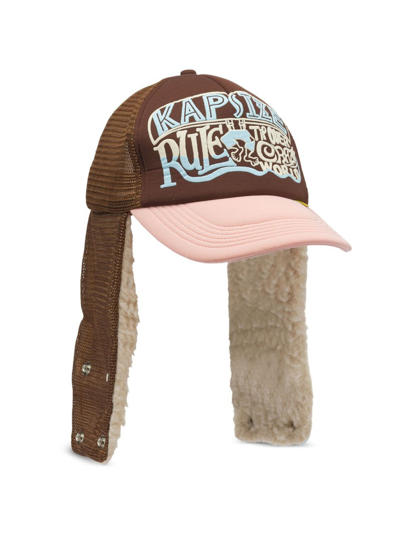 Kapital shearling print hat outlook