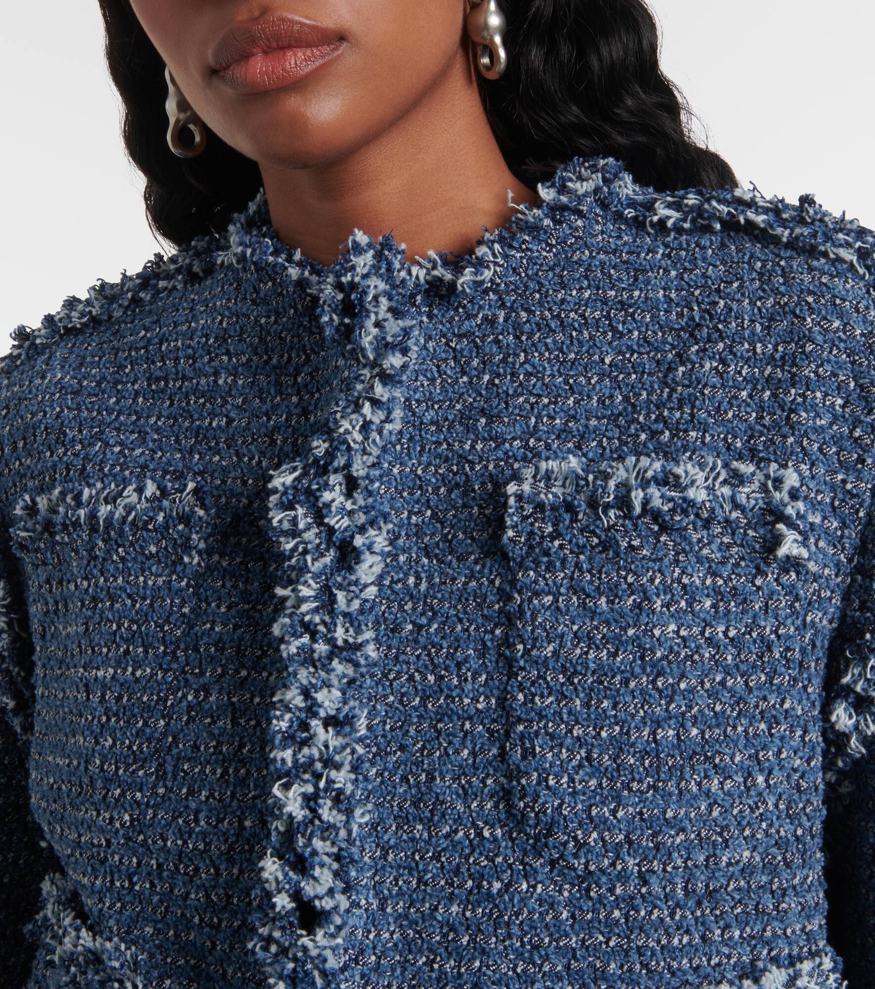 Denim tweed jacket - 4