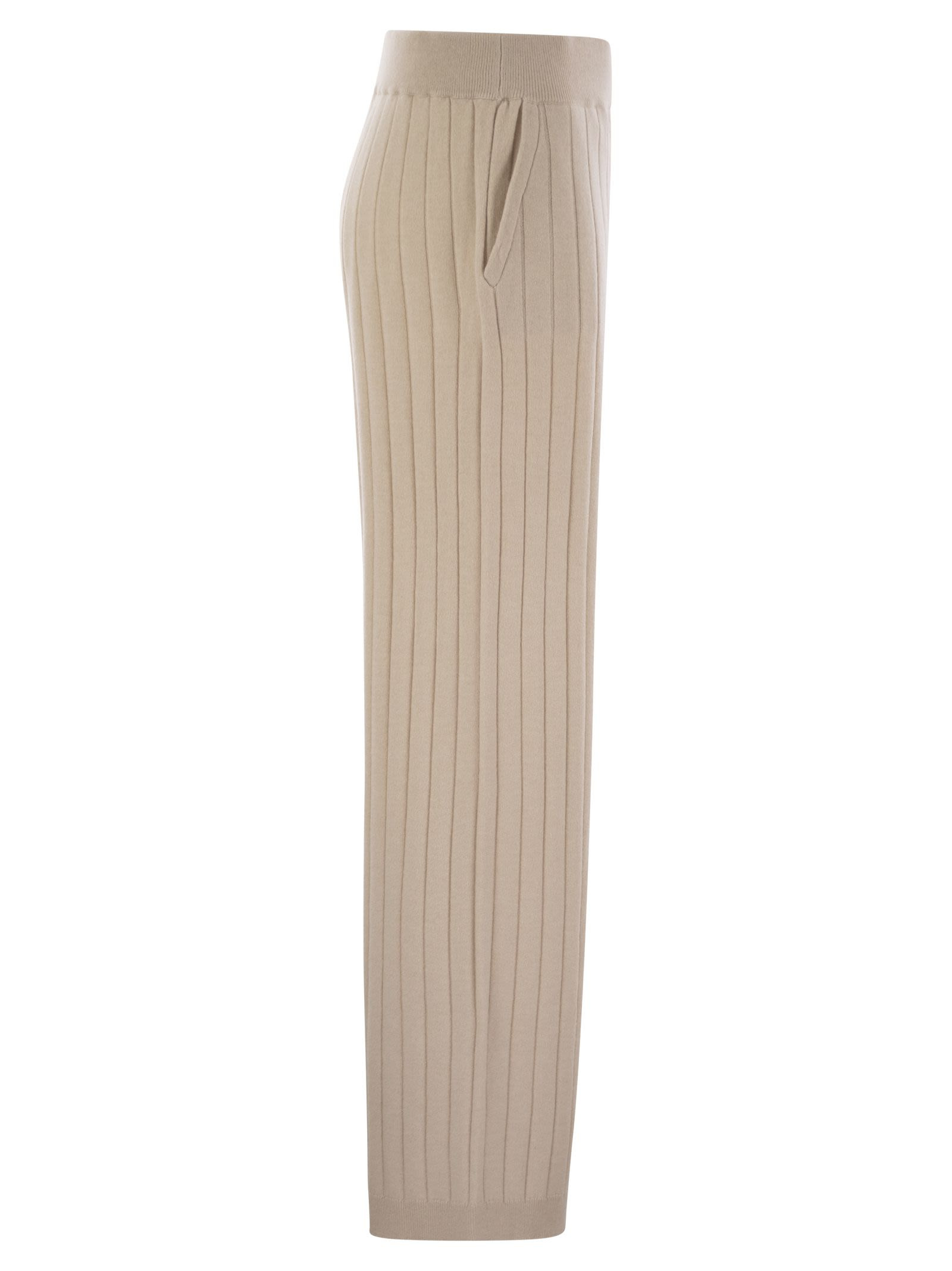 Brunello Cucinelli Women Cashmere Knit Trousers - 3