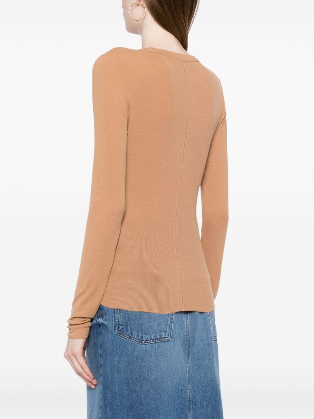 modal-blend long-sleeve top - 4