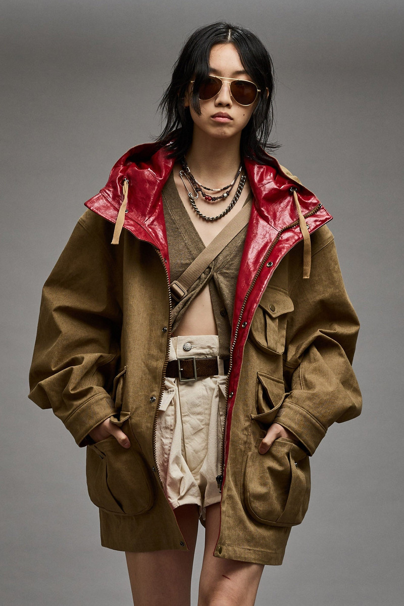 R13 MULTIPOCKET PARKA - KHAKI outlook