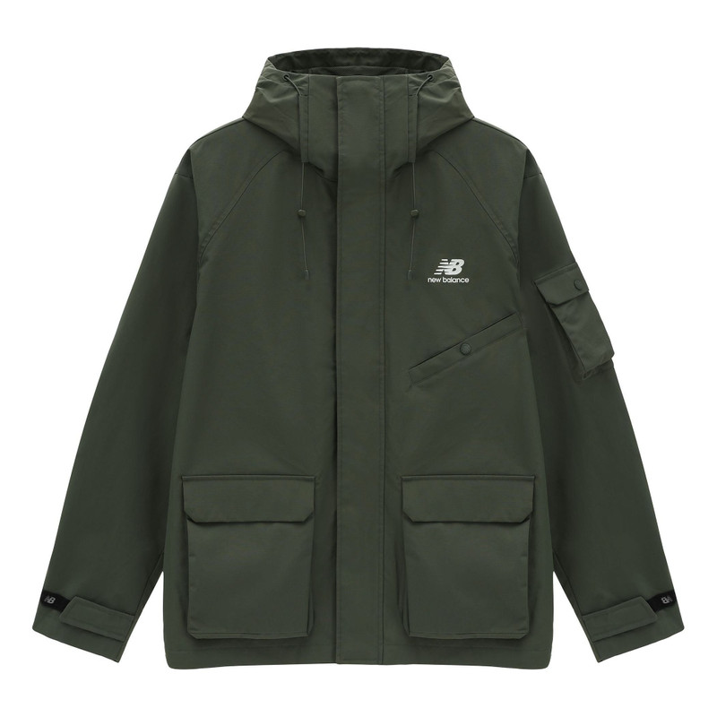New Balance Trend Hooded Jacket 'Military Green' AMJ31320-DON - 1