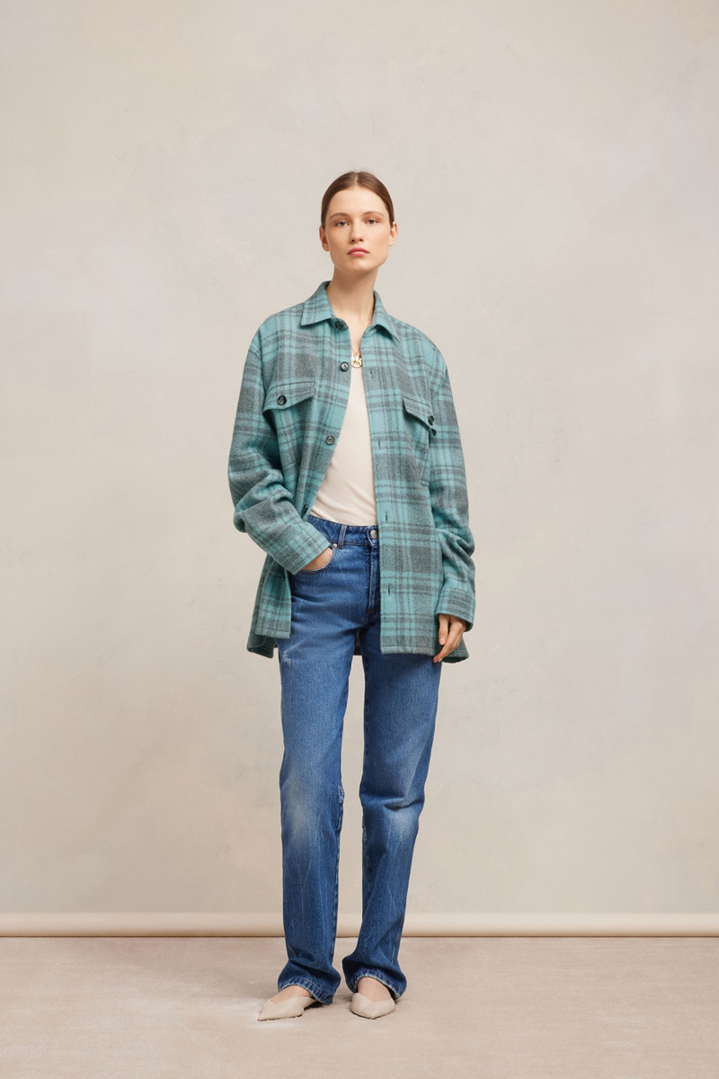 AMI Paris Oversize Overshirt With Chest Pockets outlook