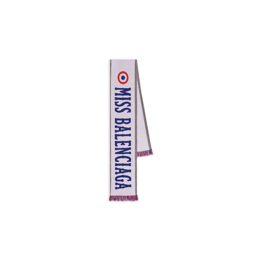 Women's Miss Balenciaga Scarf  in Indigo - 1