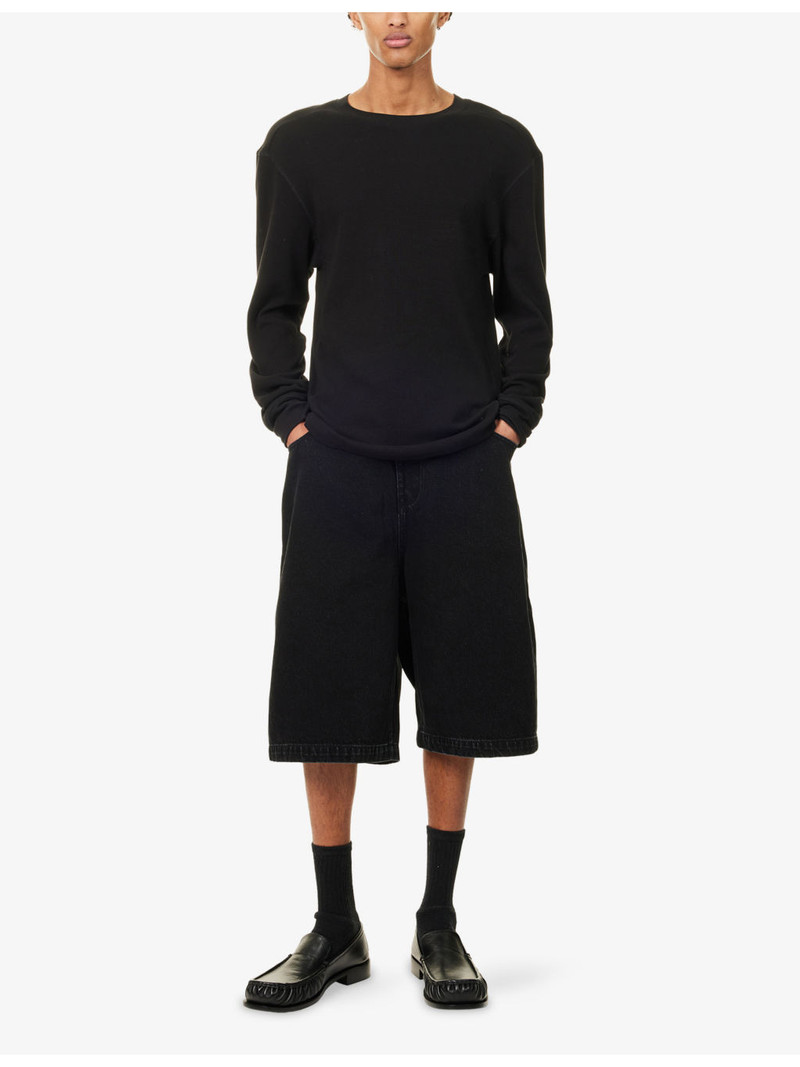 entire studios Spar Relaxed-Fit Denim Shorts outlook